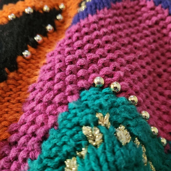 Vintage Marisa Chrislina Collection Hand Knit Sweater - Picture 3 of 15